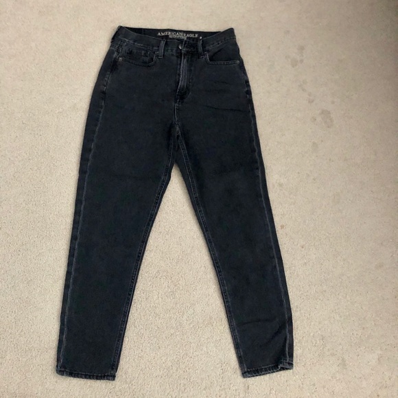 American Eagle Outfitters Denim - Black Mom Jeans